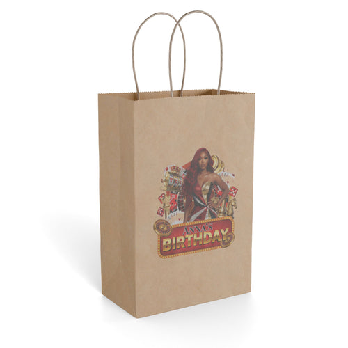 Birthday Casino Party Paper Gift Bag