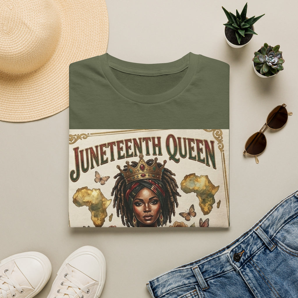 Juneteenth Queen T-Shirt — Honoring the Legacy: Freedom, Strength & Unity