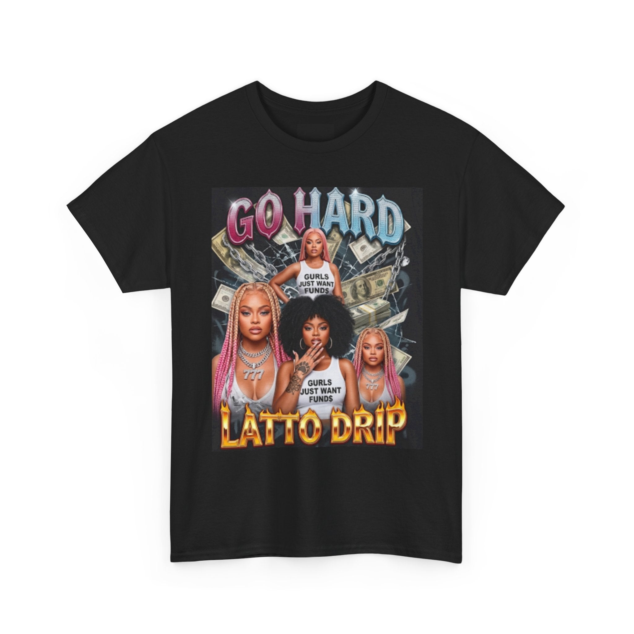 Latto Drip "Go Hard" Graphic Tee — Rap Fan Streetwear
