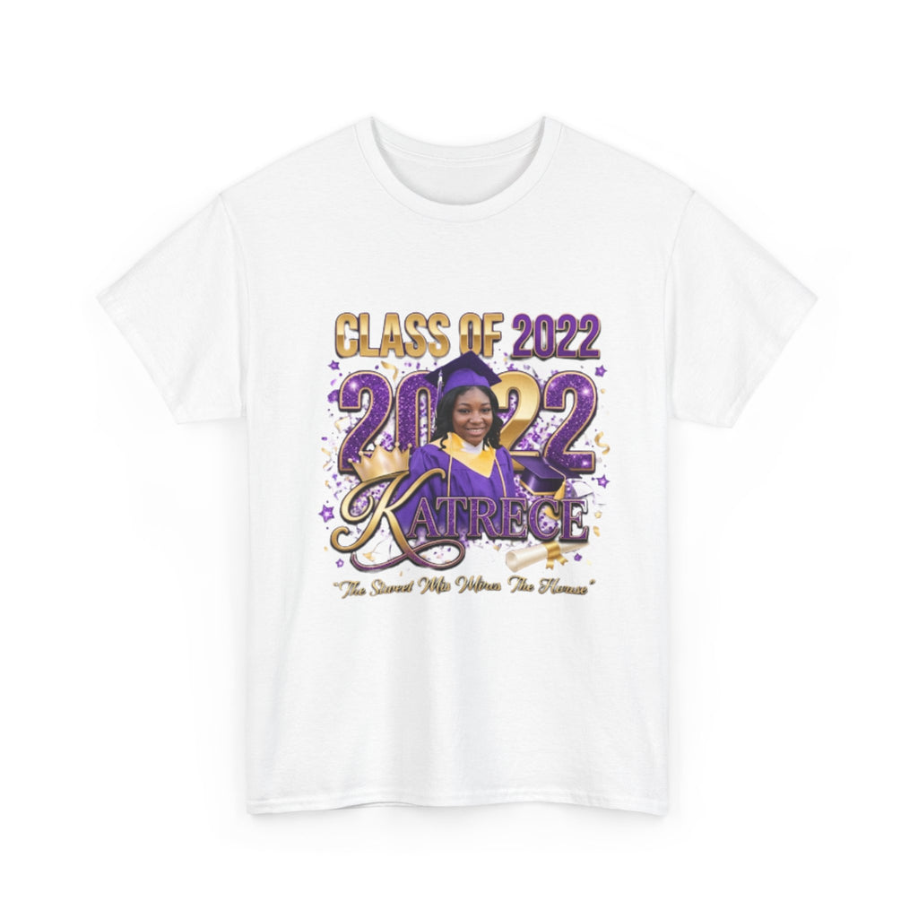 Class of 2022 Personalized Graduation Tee — Custom Name Photo Senior Shirt