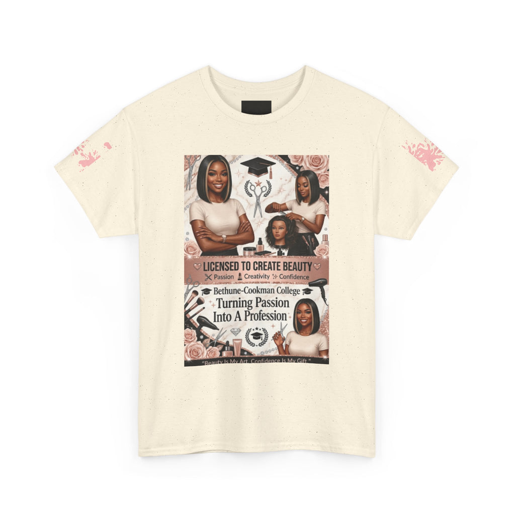 Beauty School Graduate Tee - "Licensed to Create Beauty" Hairstylist T‑Shirt