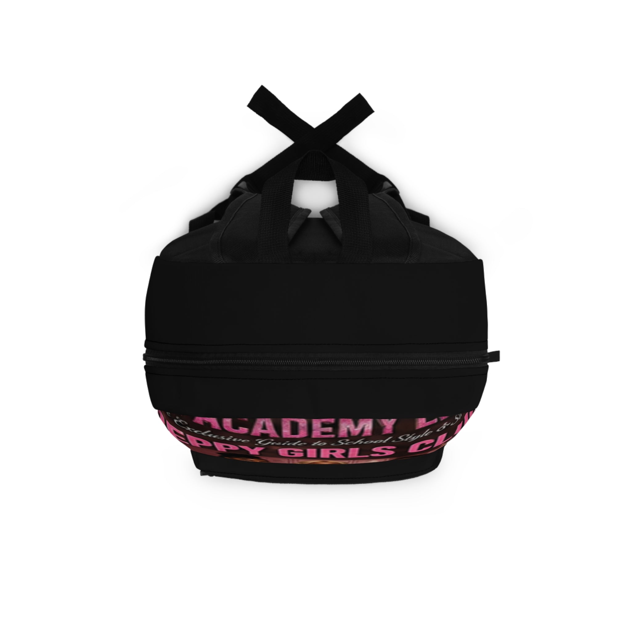 Preppy Girls Club Pink Backpack – Trendy School Bag with Retro Girl Squad Design