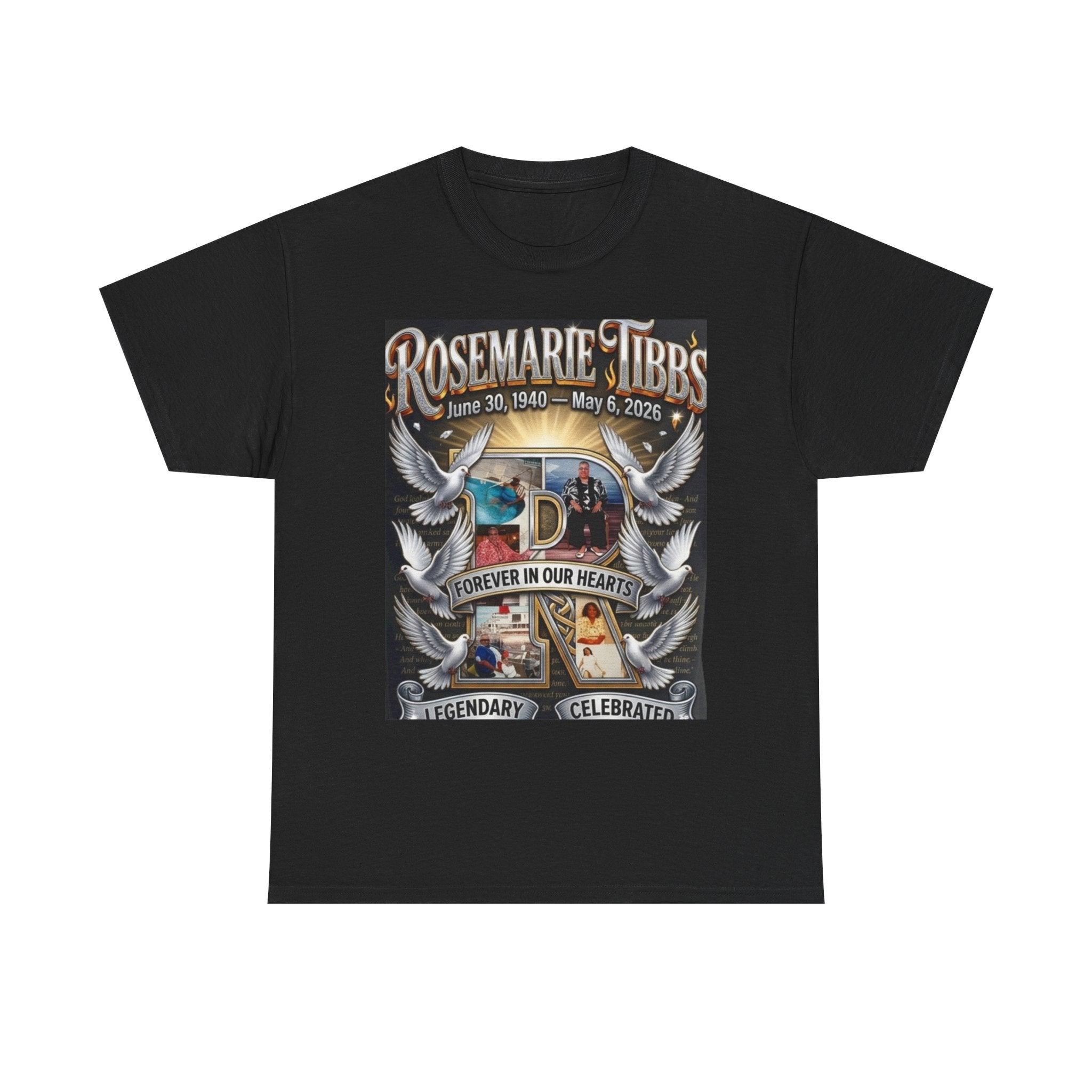 Rosemare Tibbs Memorial T‑Shirt — Forever In Our Hearts Tribute Tee