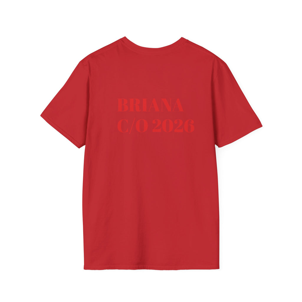 Senior 2026 Graduation T-Shirt — "The Future Starts Now" Cap & Gown Design