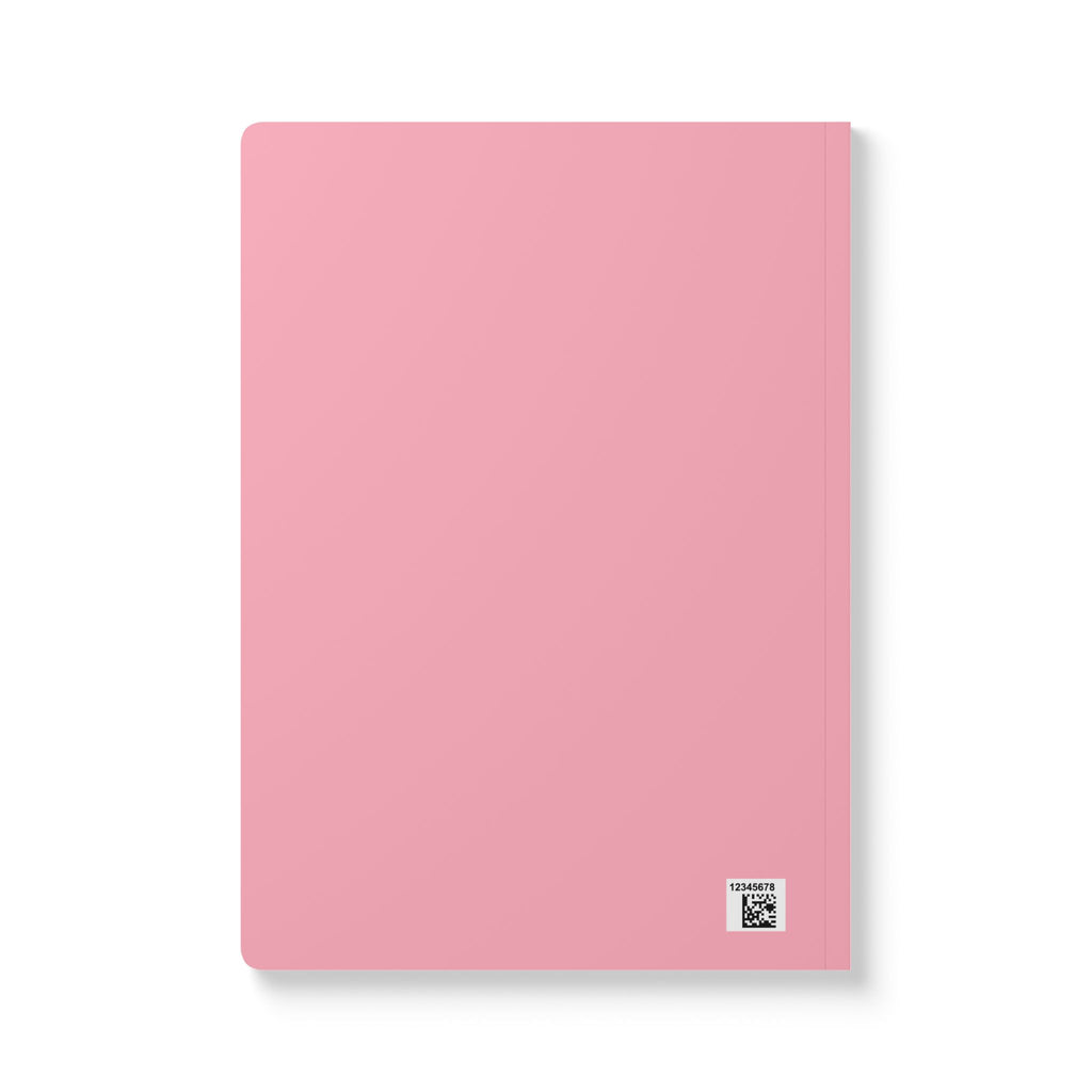 Dream Big Study Hard Softcover Journal — Cute Pink Girl Empowerment Notebook
