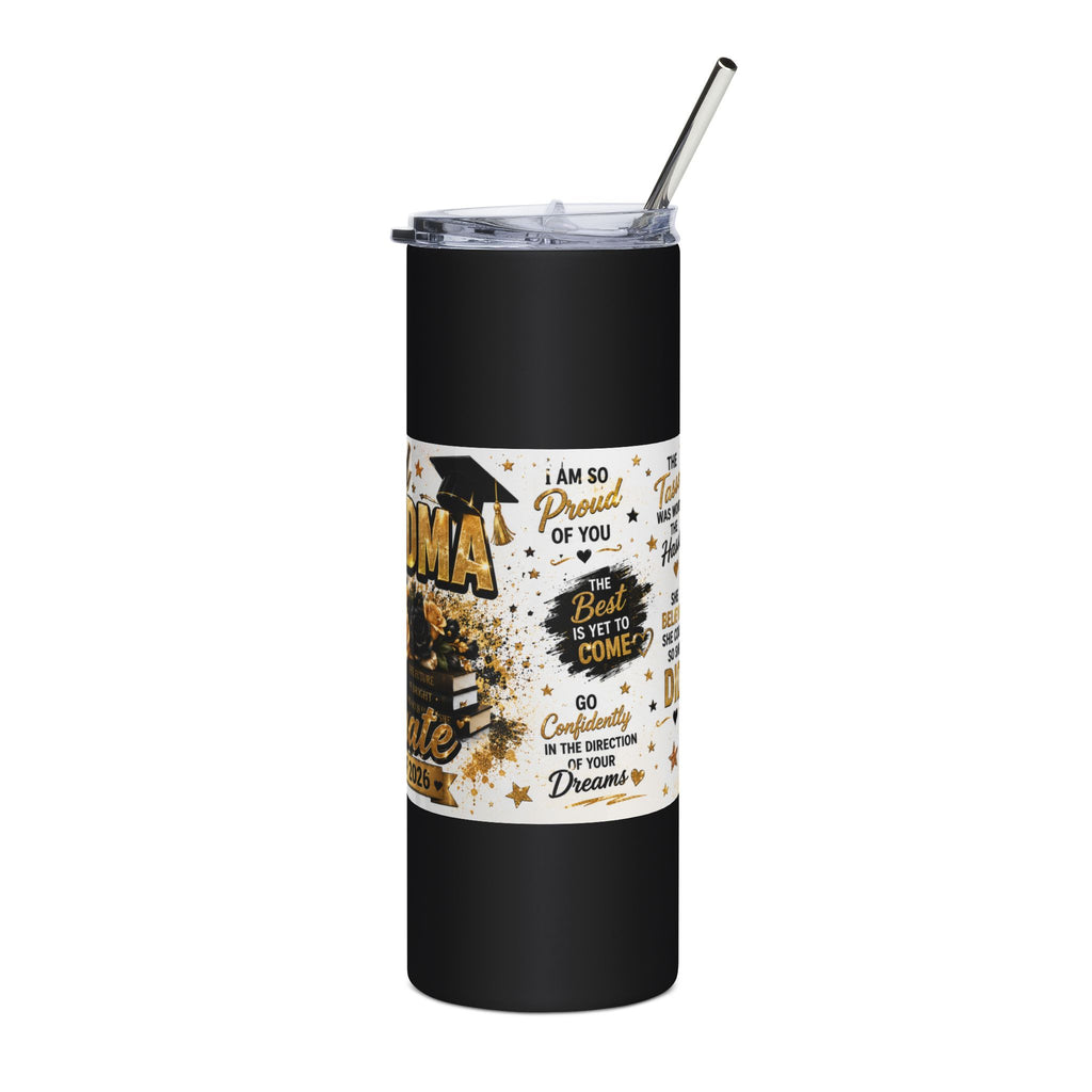 Graduation Proud Grandma 20oz Stainless Steel Tumbler — Class of 2026