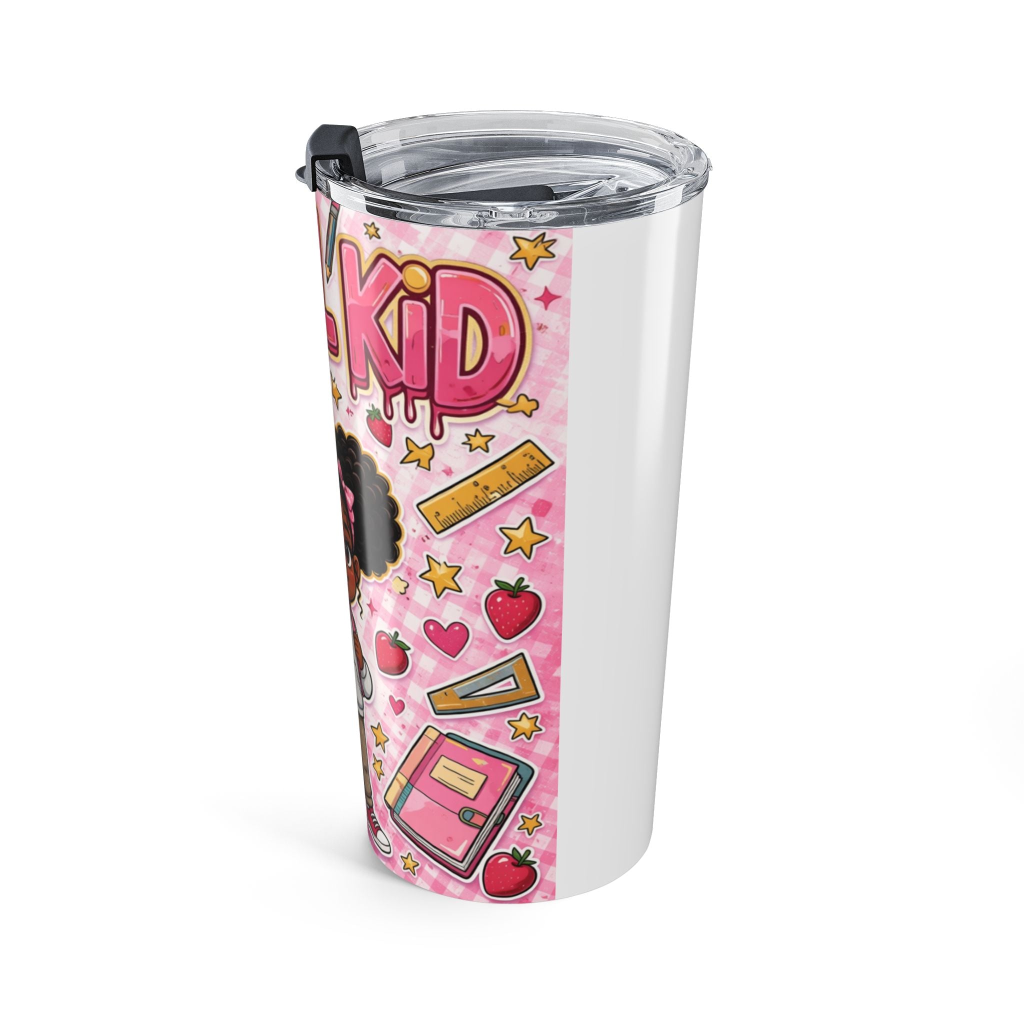 Cool Kid 20oz Tumbler - Cute Pink Back-to-School Travel Cup