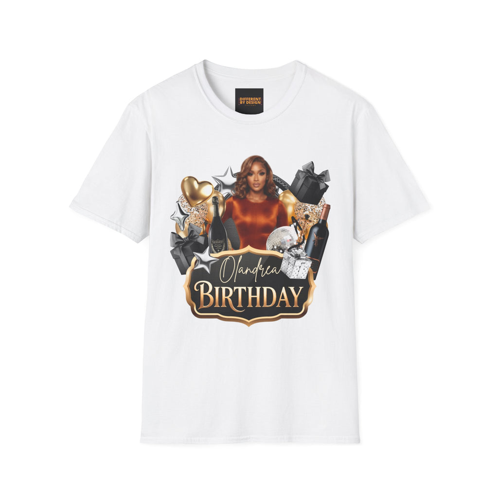 Birthday Celebration T-Shirt — Glam Party Graphic Tee
