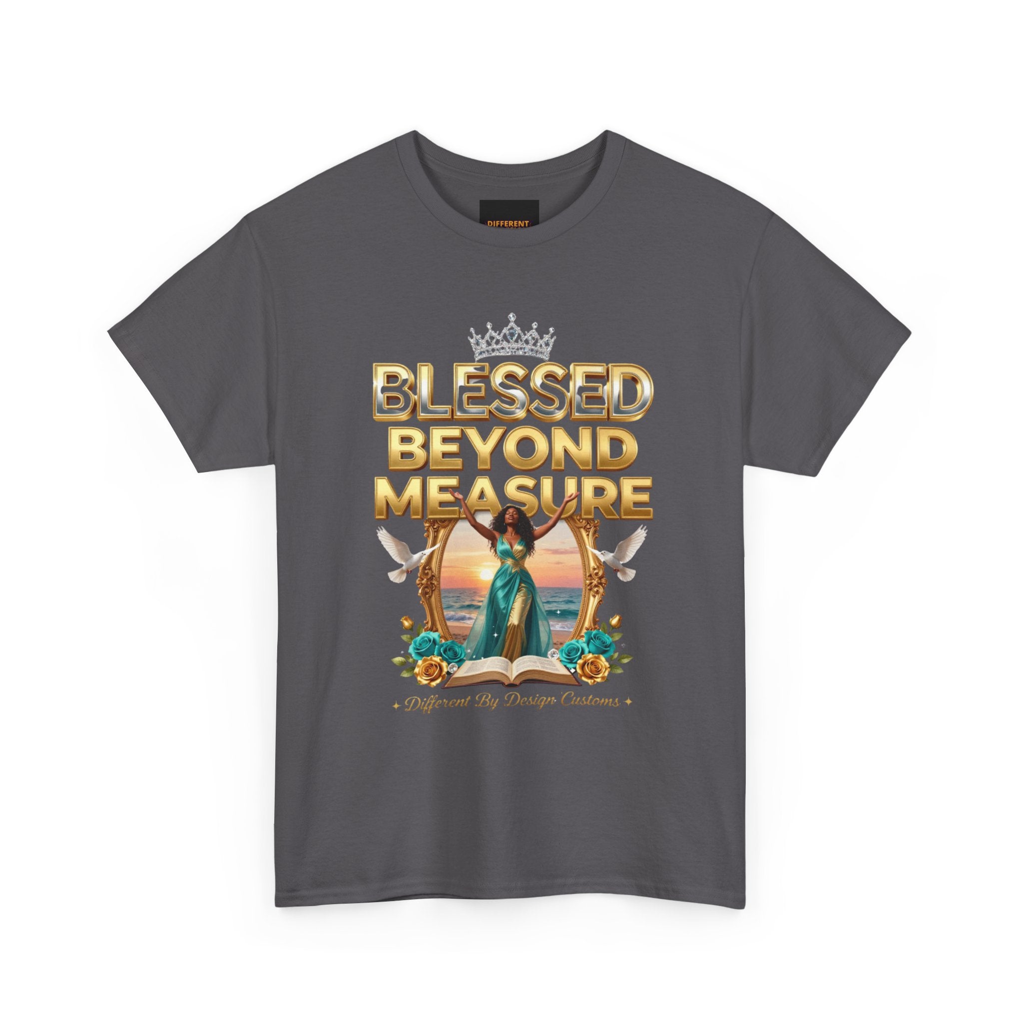 Blessed Beyond Measure Tee — Religious Faith Graphic T-Shirt