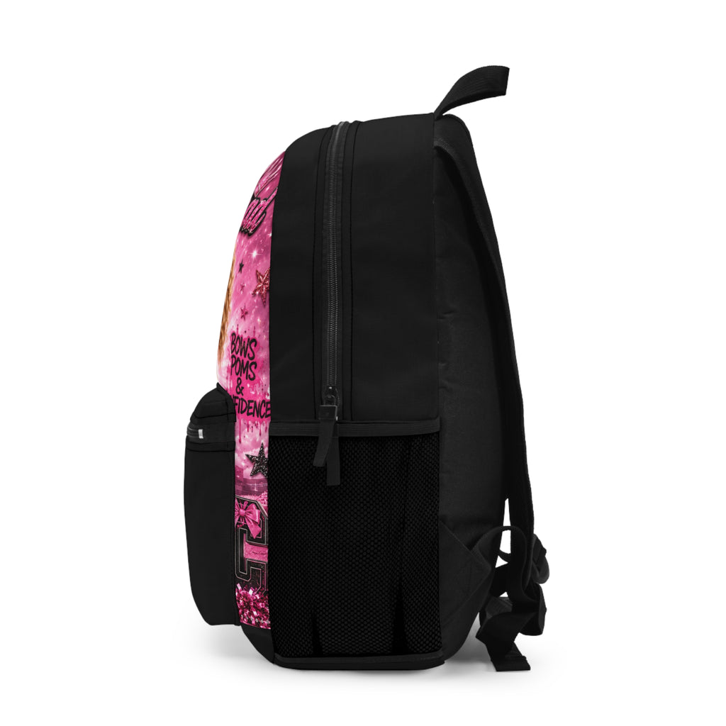 Cheer Squad Kids Backpack – Pink Cute Pom Girl School Bag