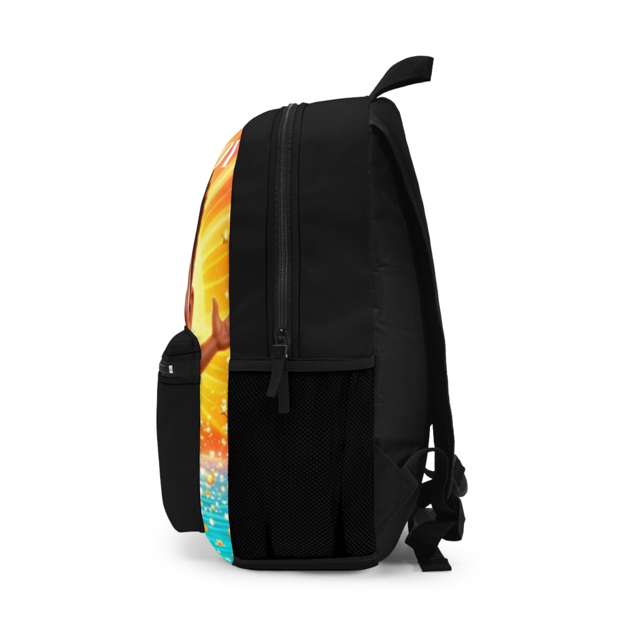 Beach Boy Kids Backpack — Sunny Cartoon Swim Design