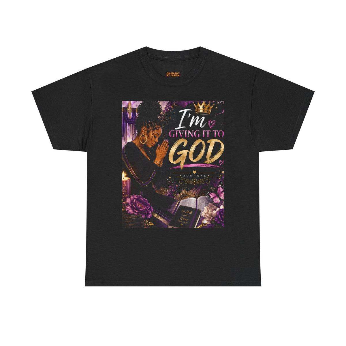 Prayer Graphic Tee - "I'm Giving It To God" Inspirational Christian T-Shirt