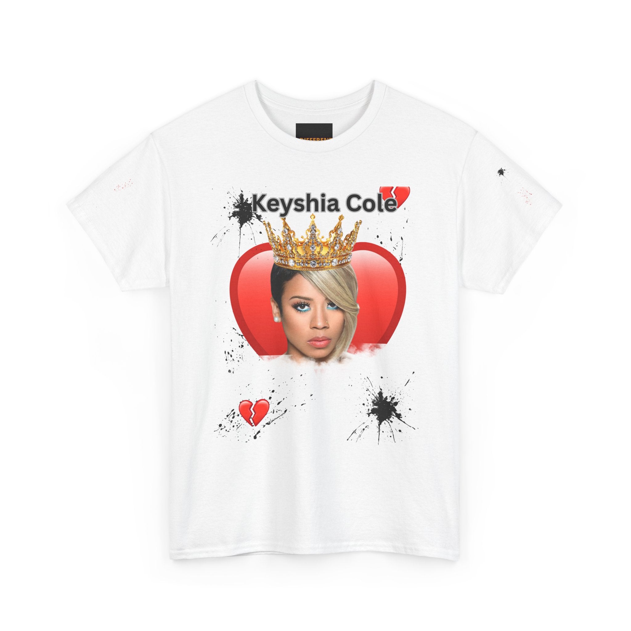 Graphic Tee — Crowned Heart Portrait Design