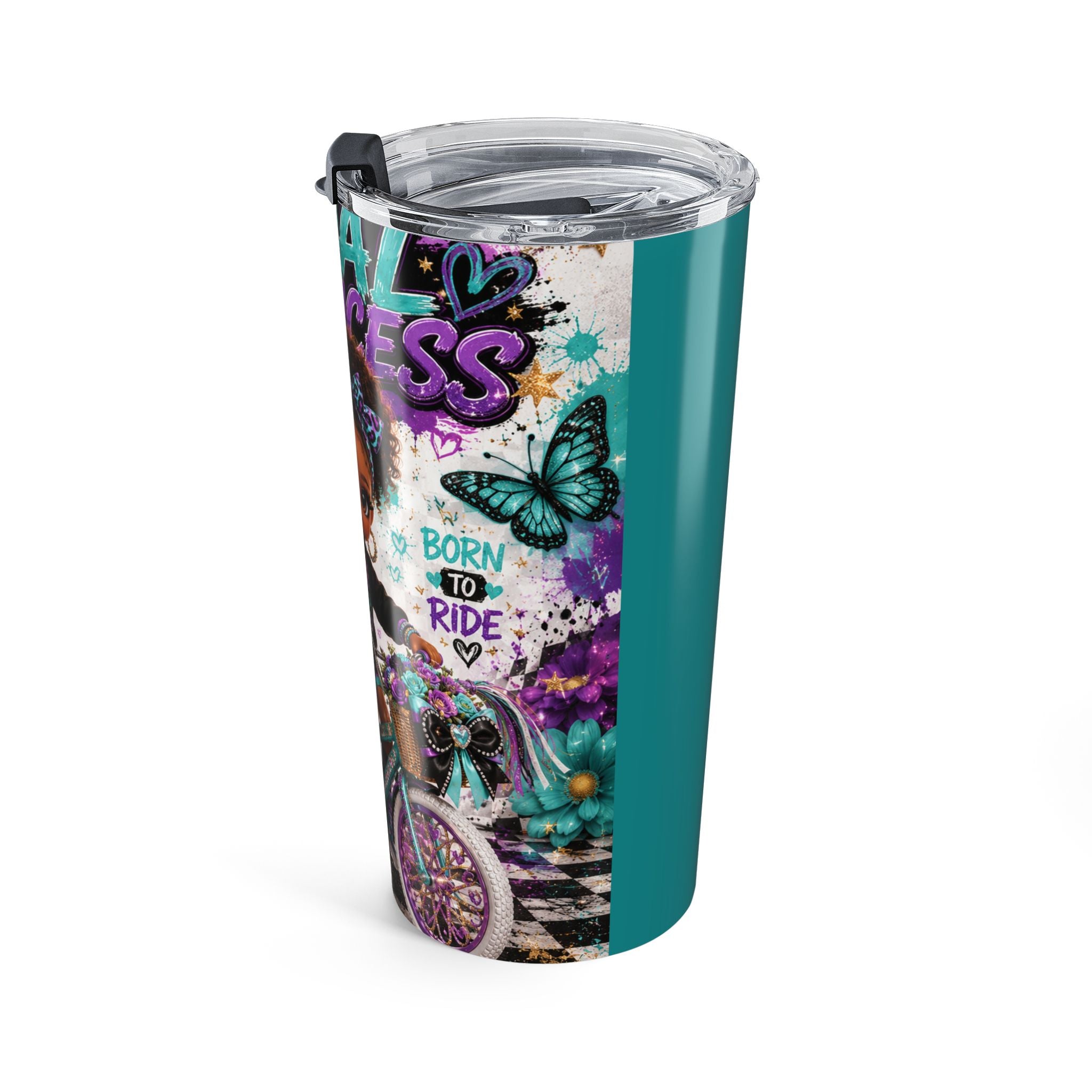 20oz 'Pedal Princess' Insulated Tumbler – Ride Like a Girl Girls' Bike Travel Cup