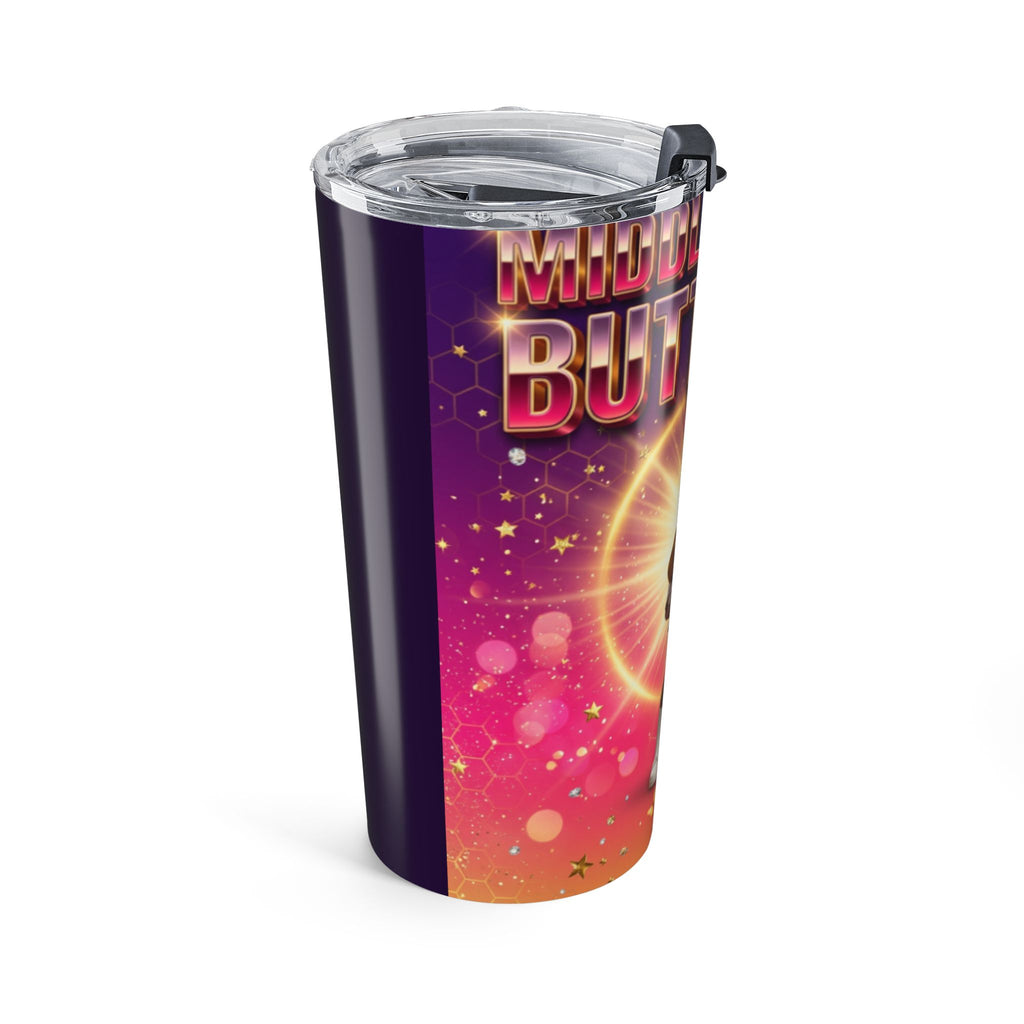 20oz Tumbler — "Middle School Flutterby" Cute Schoolgirl Character Travel Cup