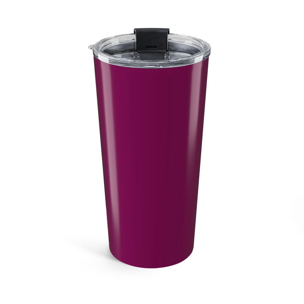 20oz Pink Cloud Portrait Tumbler — 'Last Year' Graphic Travel Cup
