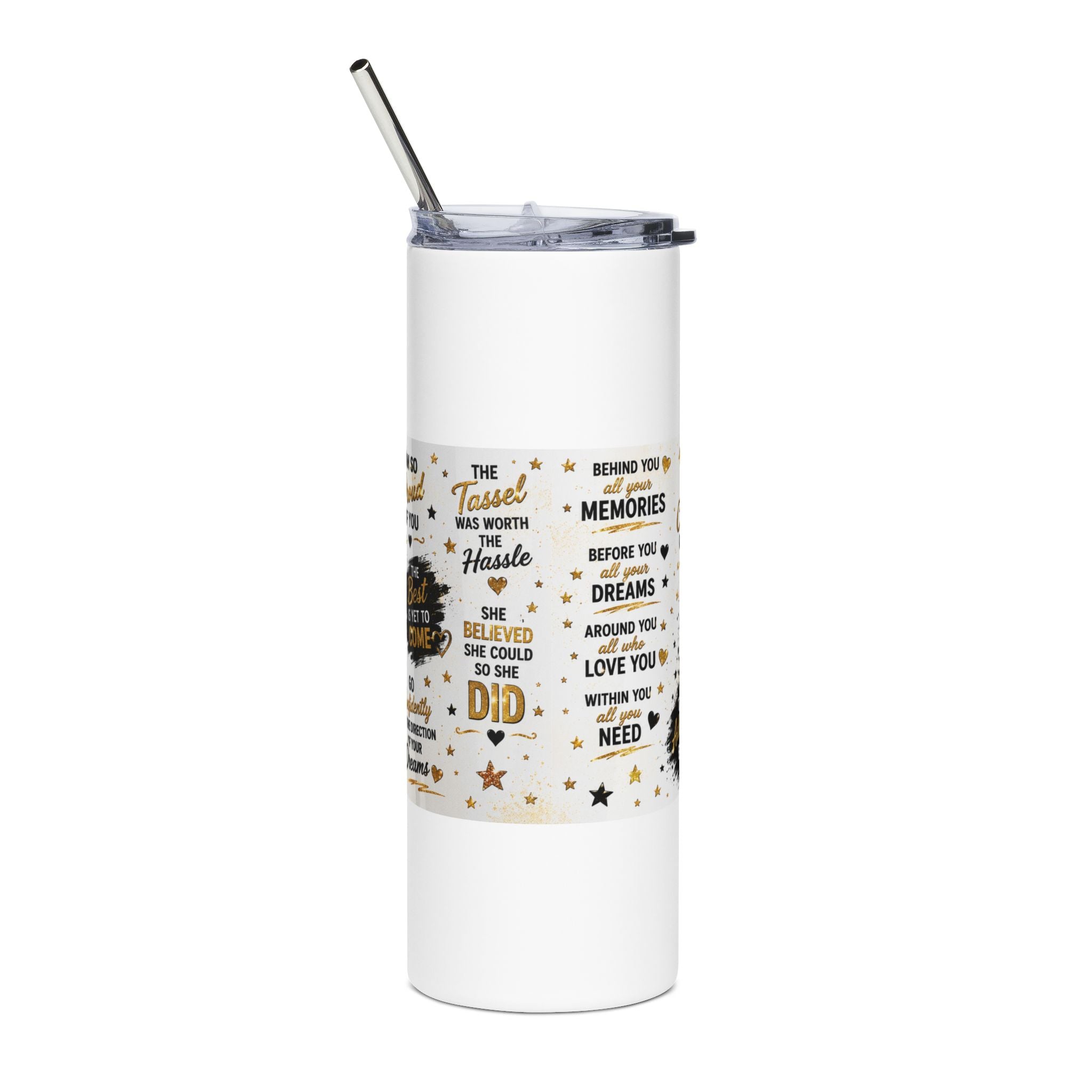 Graduation Proud Grandma 20oz Stainless Steel Tumbler — Class of 2026