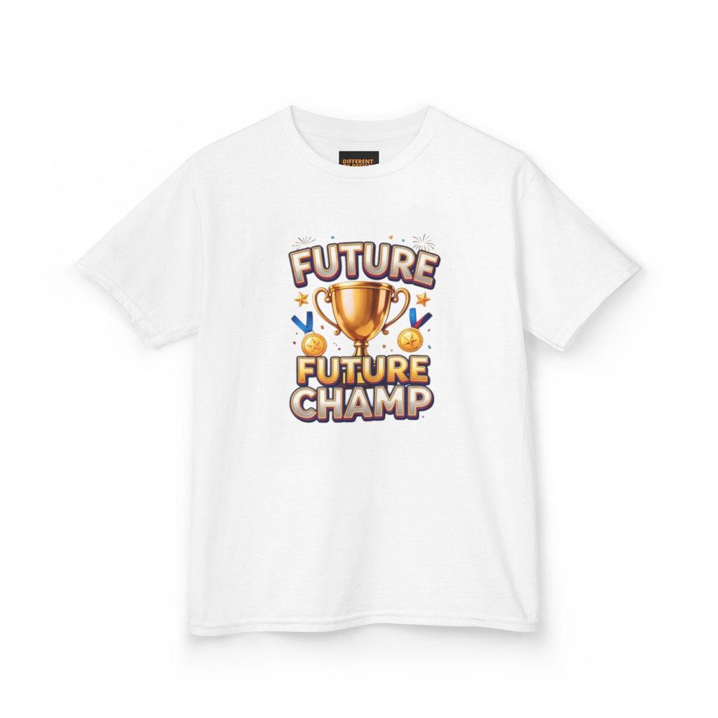 Kids 'Future Champ' Trophy T-Shirt — Motivational Sports Tee for Boys & Girls