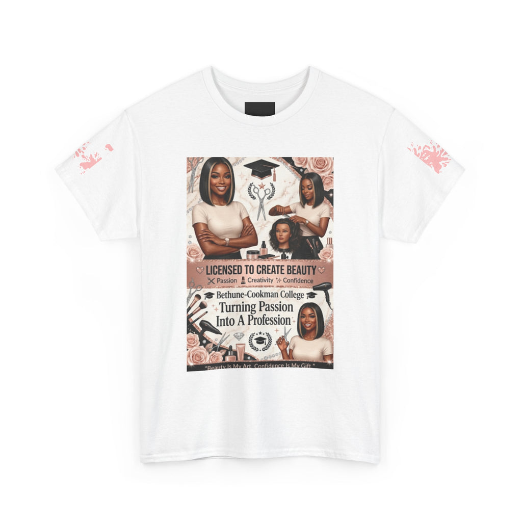 Beauty School Graduate Tee - "Licensed to Create Beauty" Hairstylist T‑Shirt