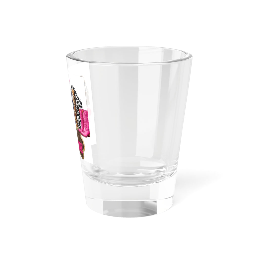 Cowgirl Birthday Shot Glass — Pink Western 1.5oz Party Favor