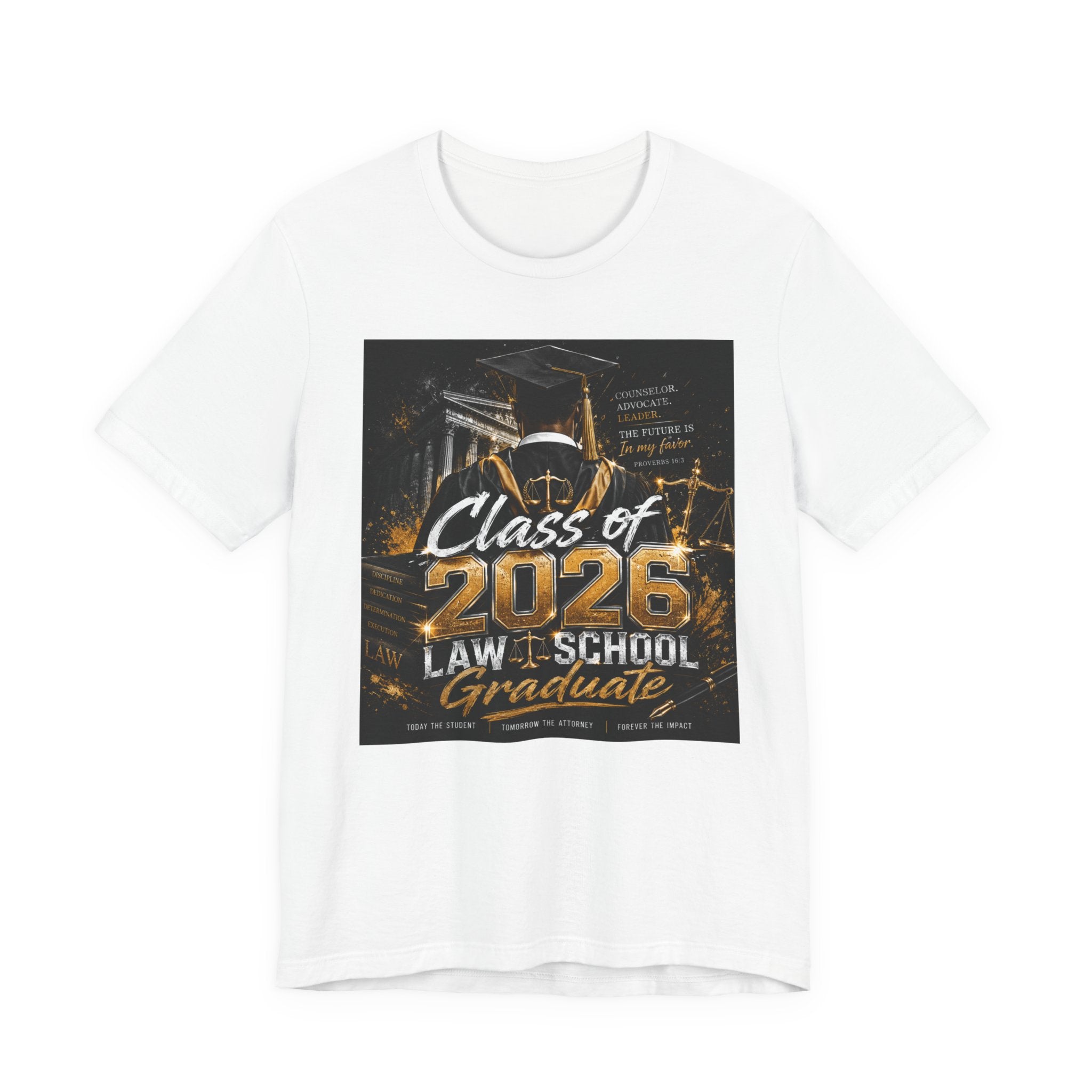 Law School Graduate T-Shirt - Class of 2026 Law School Graduate Tee