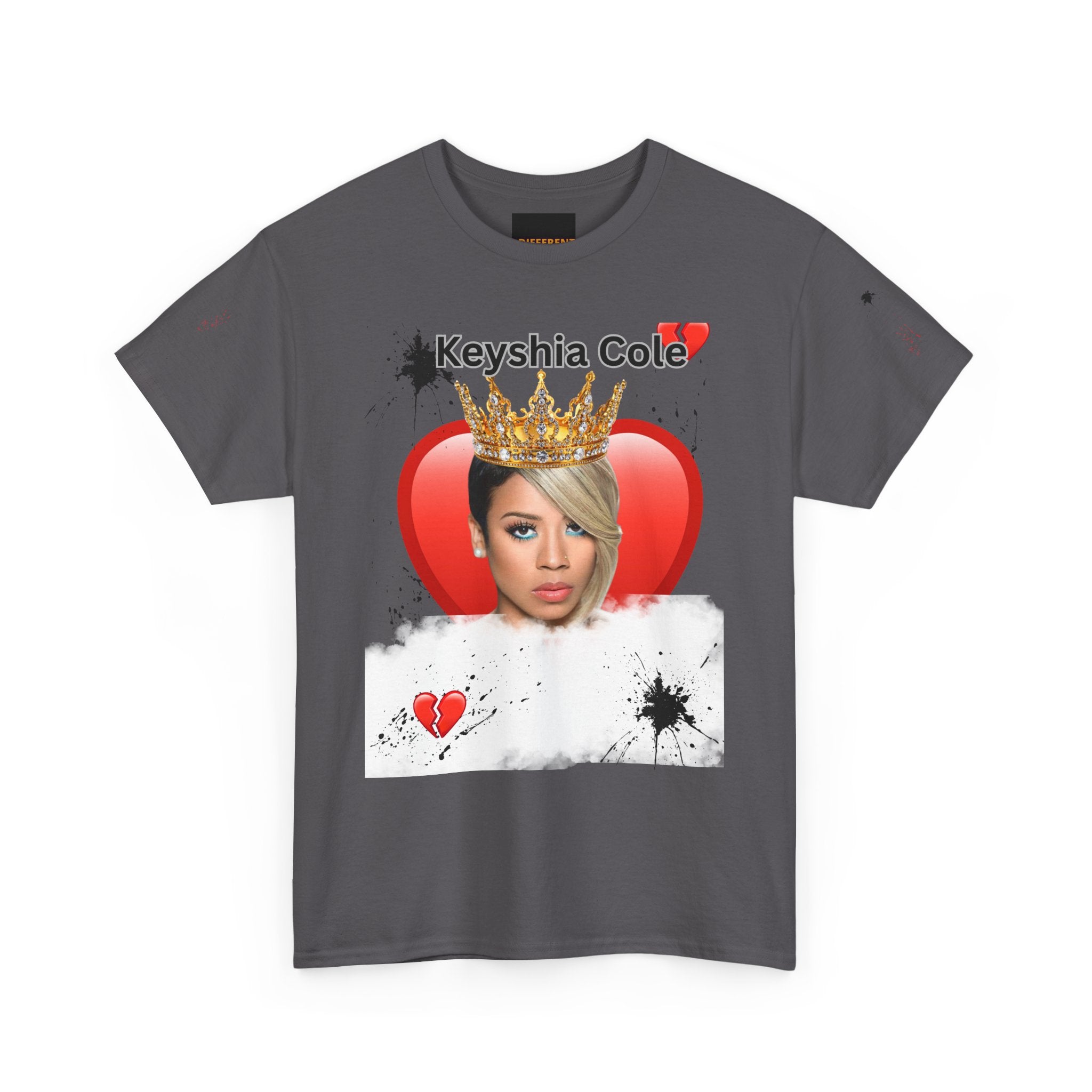 Graphic Tee — Crowned Heart Portrait Design