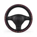 Pink Boho Pattern Steering Wheel Cover — 'Vibe' Decorative Car Accessory