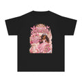 Personalized Princess Birthday Tee — "Kaylee" Glitter Pink 5th Birthday Shirt