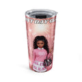 Barbie Pink 20oz Tumbler — First Day Glam Doll Design