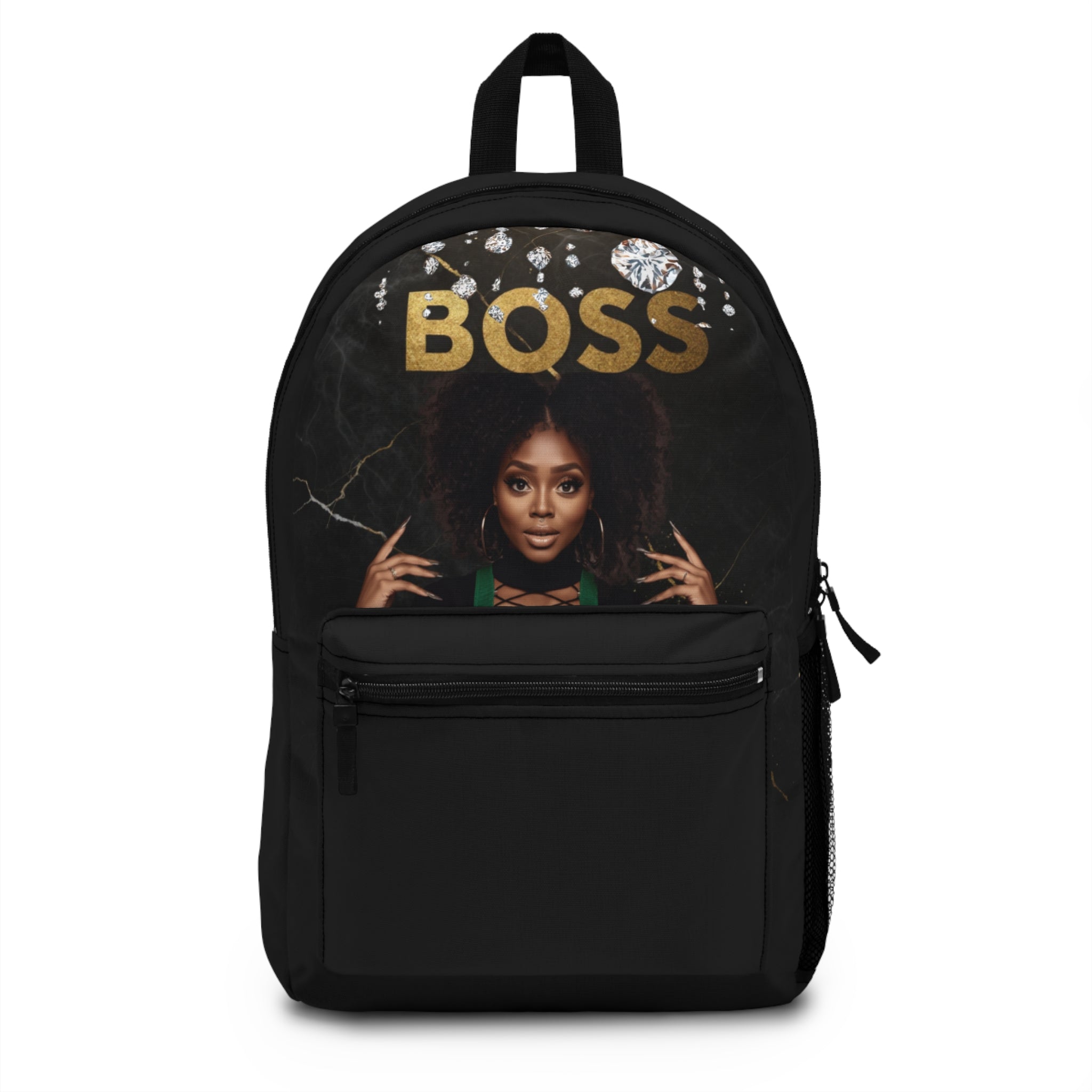 Boss Afro Queen Backpack — Empowerment School & Travel Bag