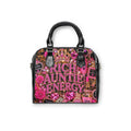Rich Auntie Energy Shoulder Handbag — Sparkle Pink Statement Purse