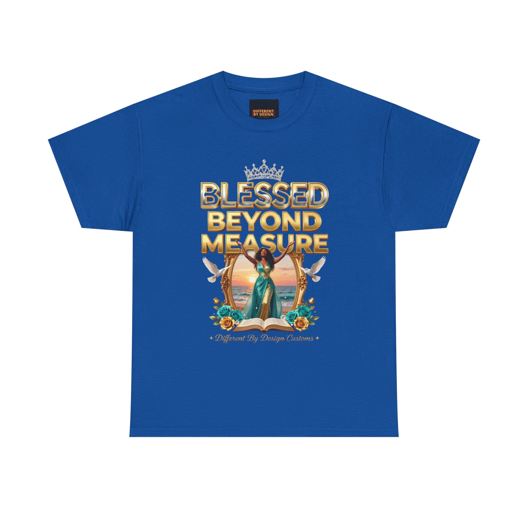 Blessed Beyond Measure Tee — Religious Faith Graphic T-Shirt