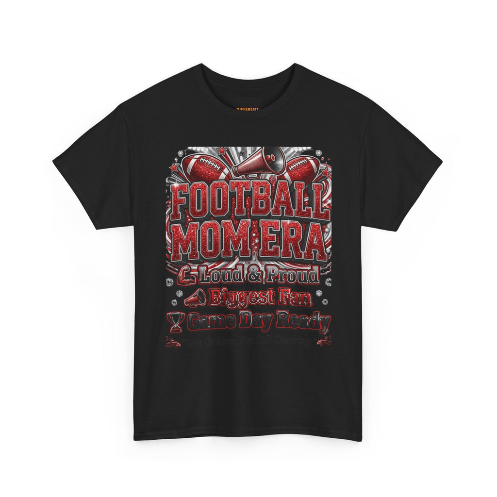 Football Mom Era T‑Shirt — Proud Mom, Biggest Fan, Game Day Ready Tee