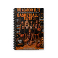 Basketball Elite Spiral Notebook — 'Built for Greatness' Team Journal