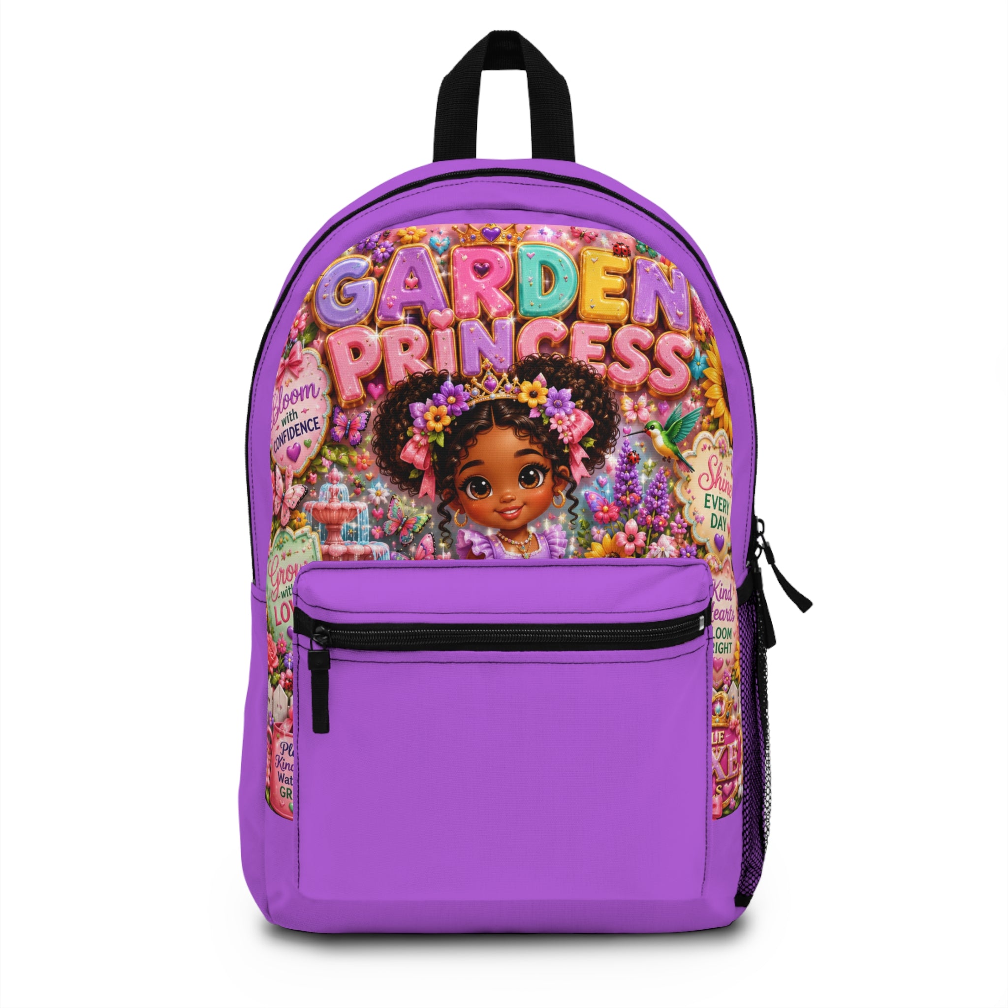 Garden Princess Kids Backpack — Floral Princess School Bag