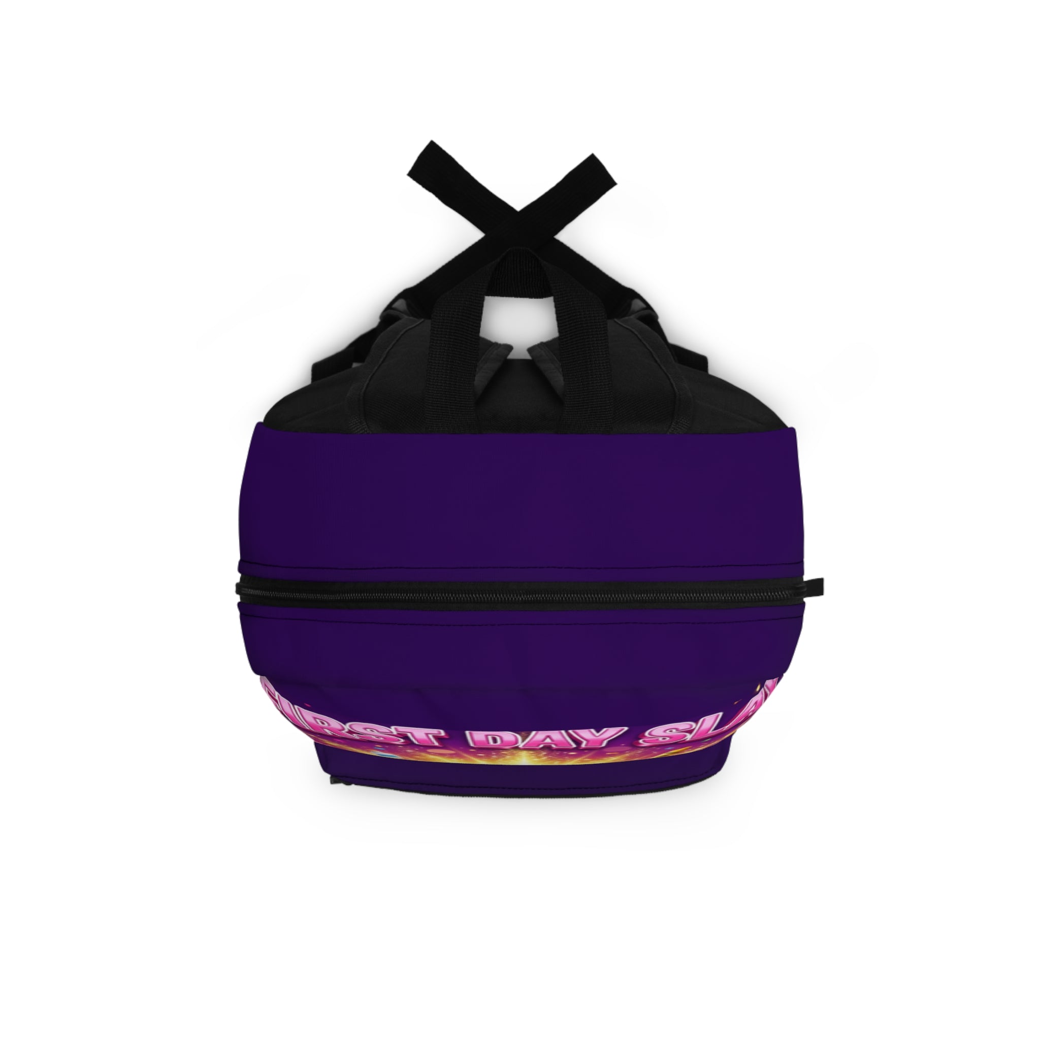 First Day Sla Backpack — Kids' Colorful Back-to-School School Bus Design