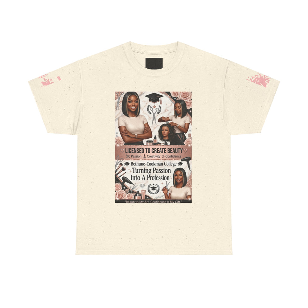 Beauty School Graduate Tee - "Licensed to Create Beauty" Hairstylist T‑Shirt