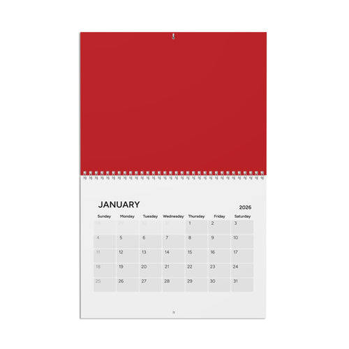 2026 Wall Calendar — Elegant Portraits Monthly Planner