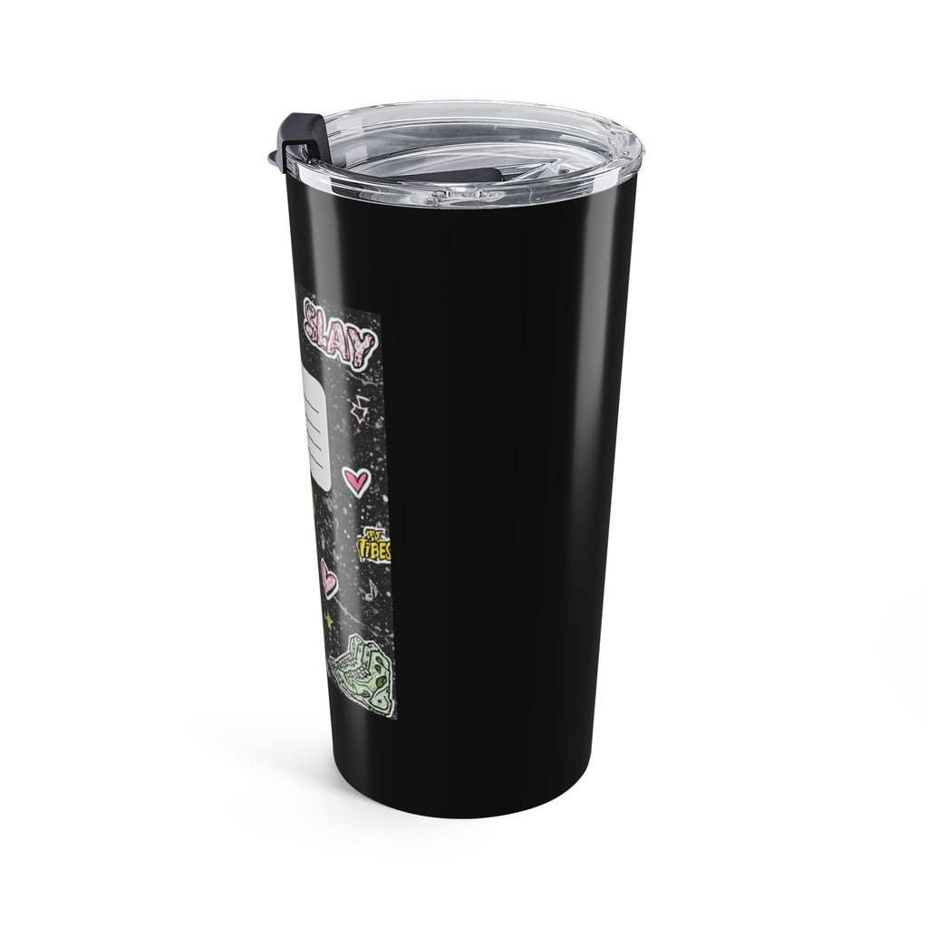 20oz Photo Collage Tumbler — Personalized Notebook Doodle Design