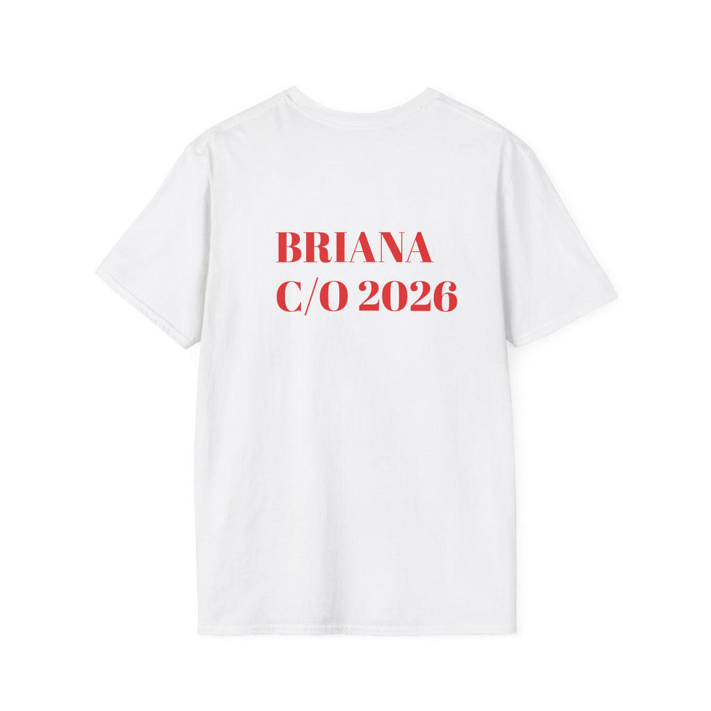 Senior 2026 Graduation T-Shirt — "The Future Starts Now" Cap & Gown Design