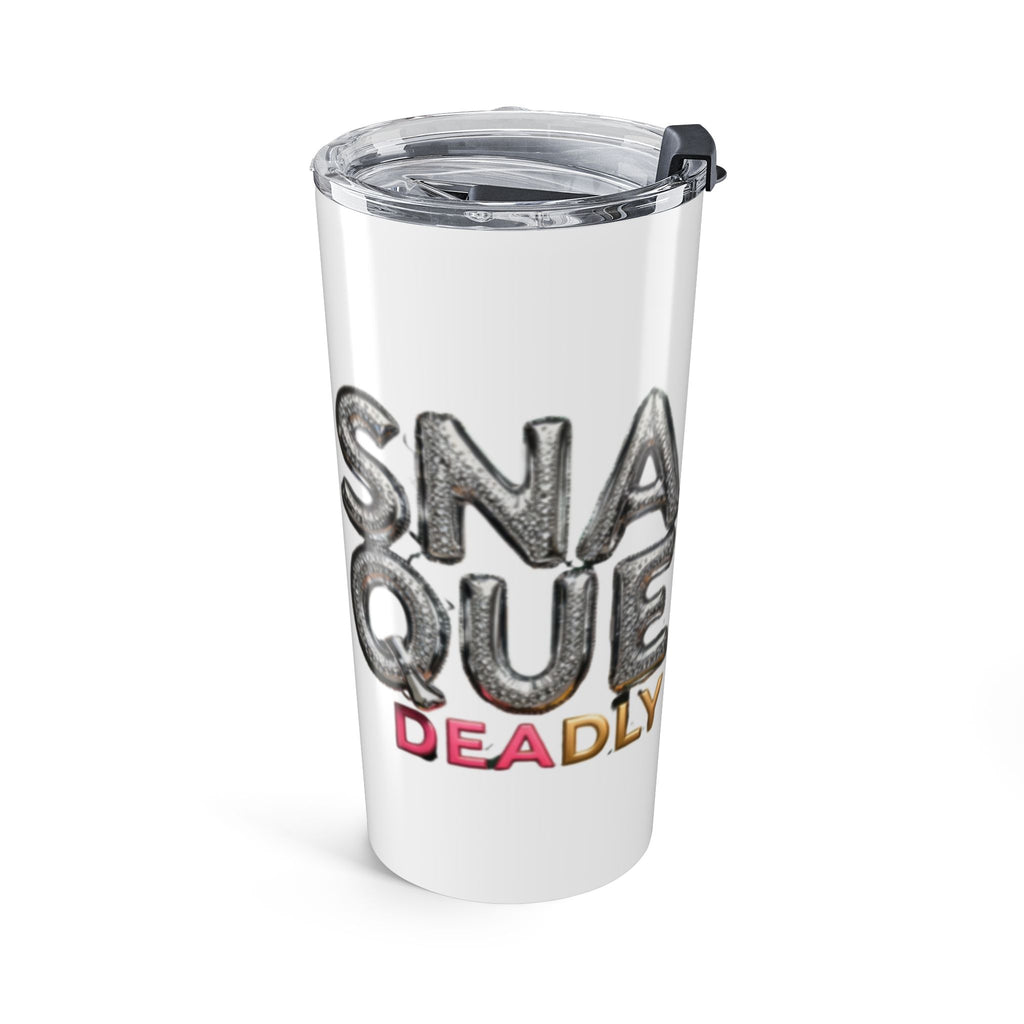 20oz Stainless Tumbler – 'Snakes Queen' Glam Diva Design, Insulated Travel Cup