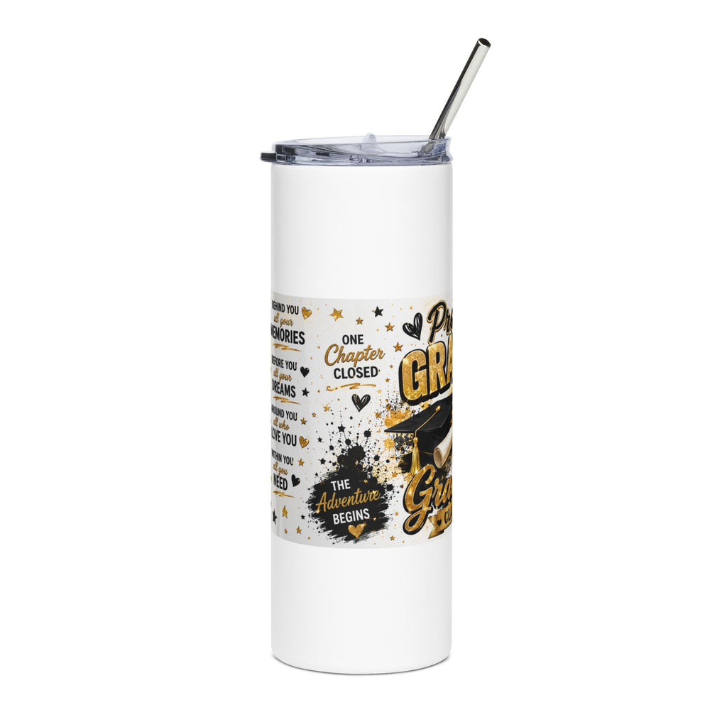 Graduation Proud Grandma 20oz Stainless Steel Tumbler — Class of 2026