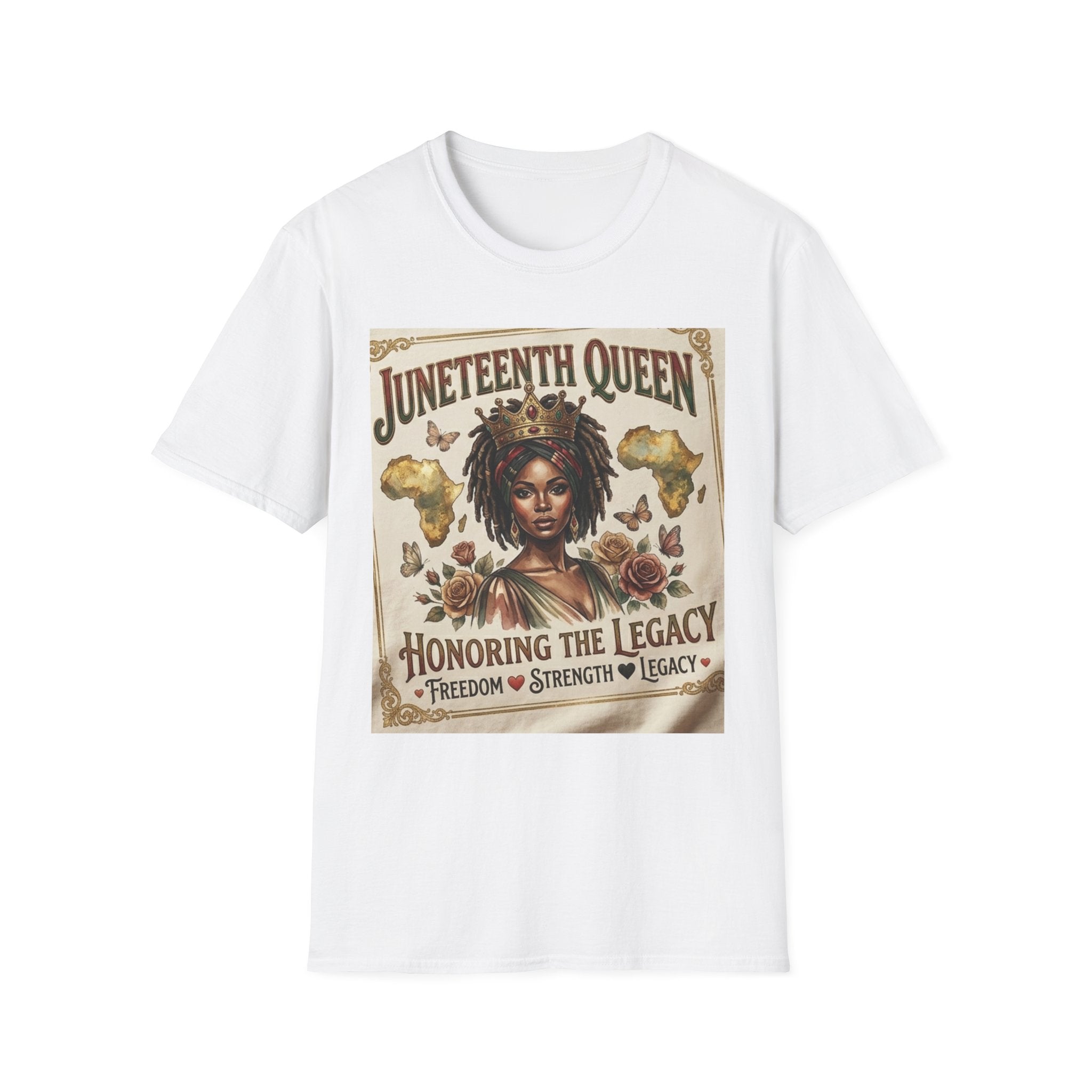 Juneteenth Queen T-Shirt — Honoring the Legacy: Freedom, Strength & Unity
