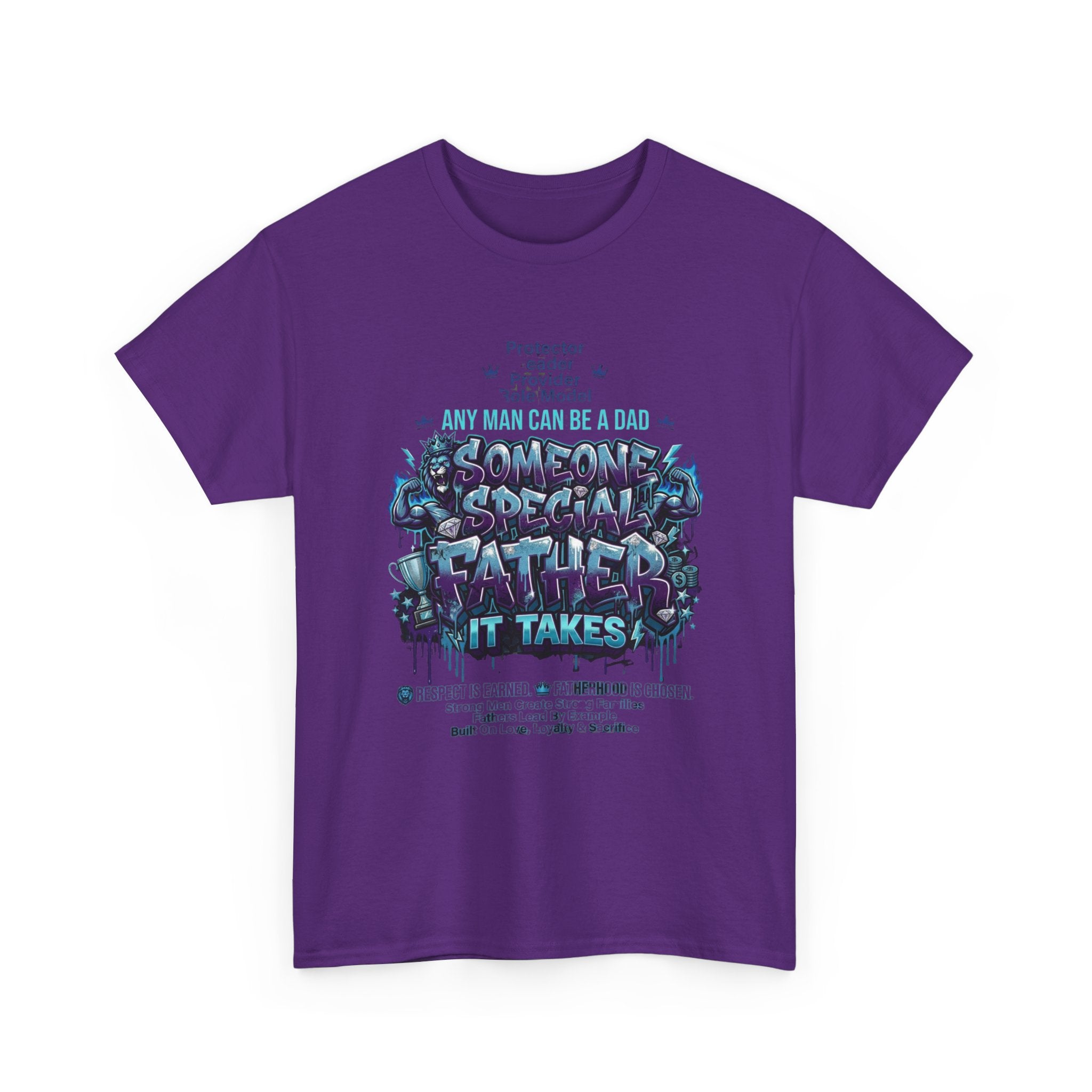 Special Father Tee — 'Any Man Can Be A Dad' Father's Day Graphic Shirt