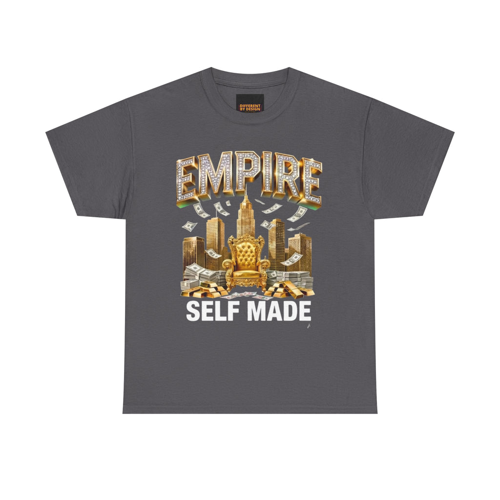 Empire Skyline T-Shirt — Gold Throne City Graphic Tee
