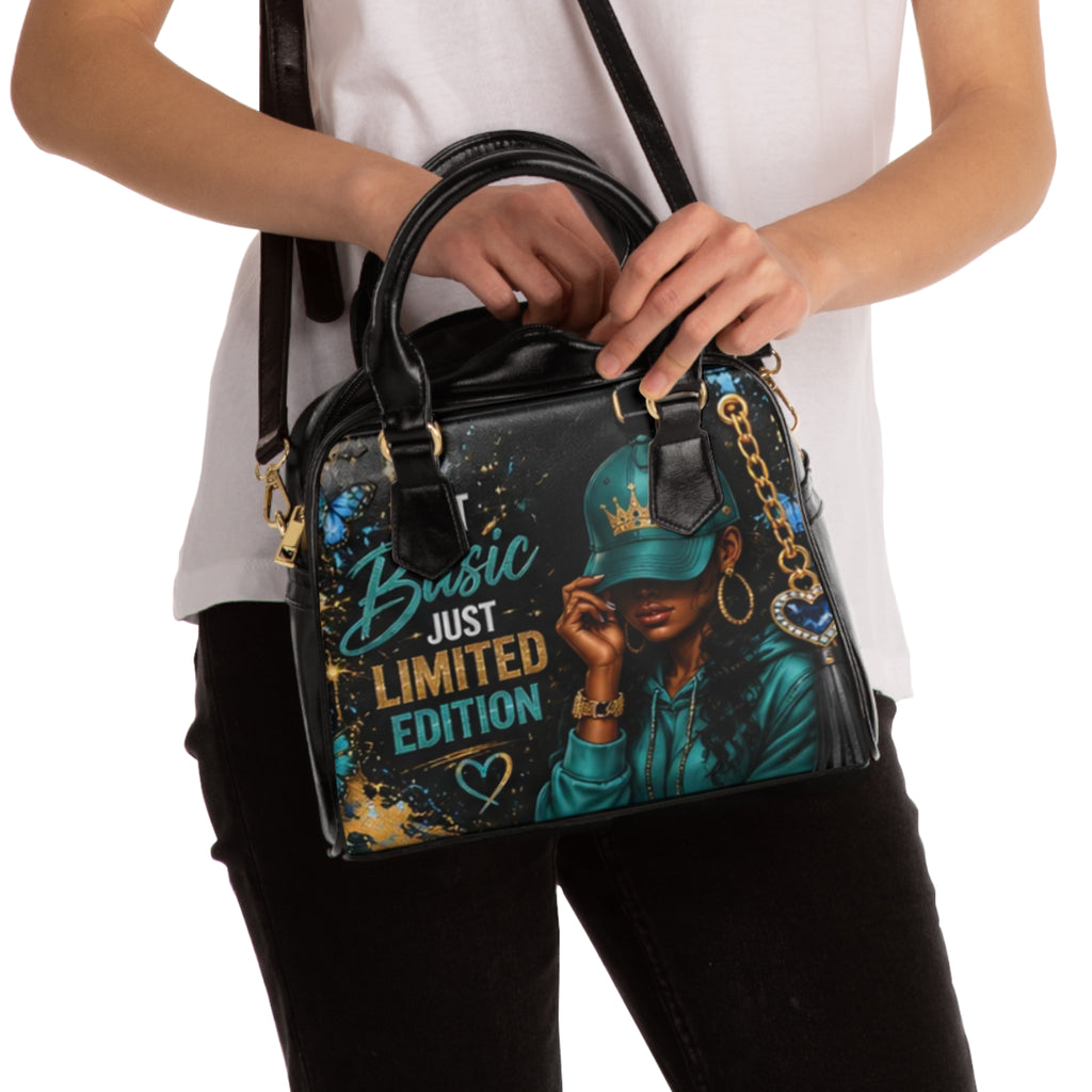 Shoulder Handbag — "Basic Just Limited Edition" Fashion Satchel