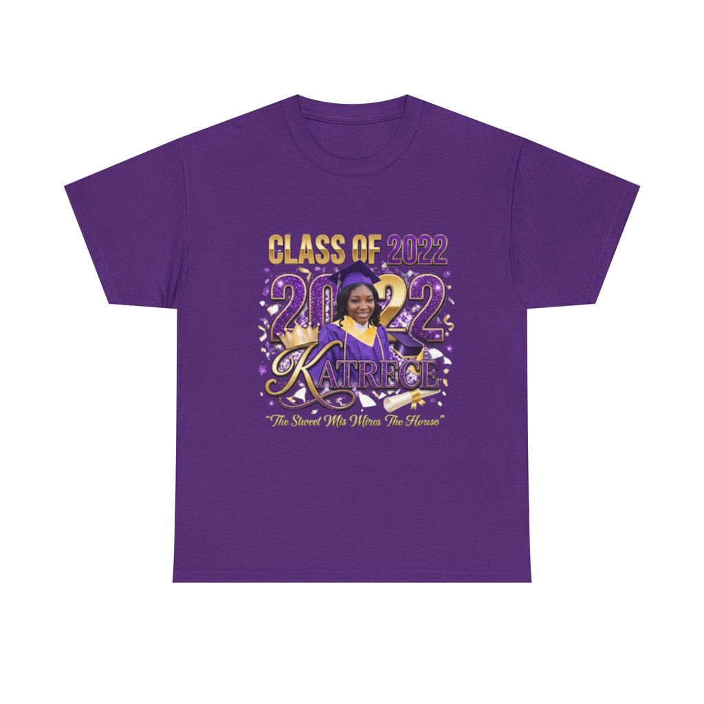 Class of 2022 Personalized Graduation Tee — Custom Name Photo Senior Shirt