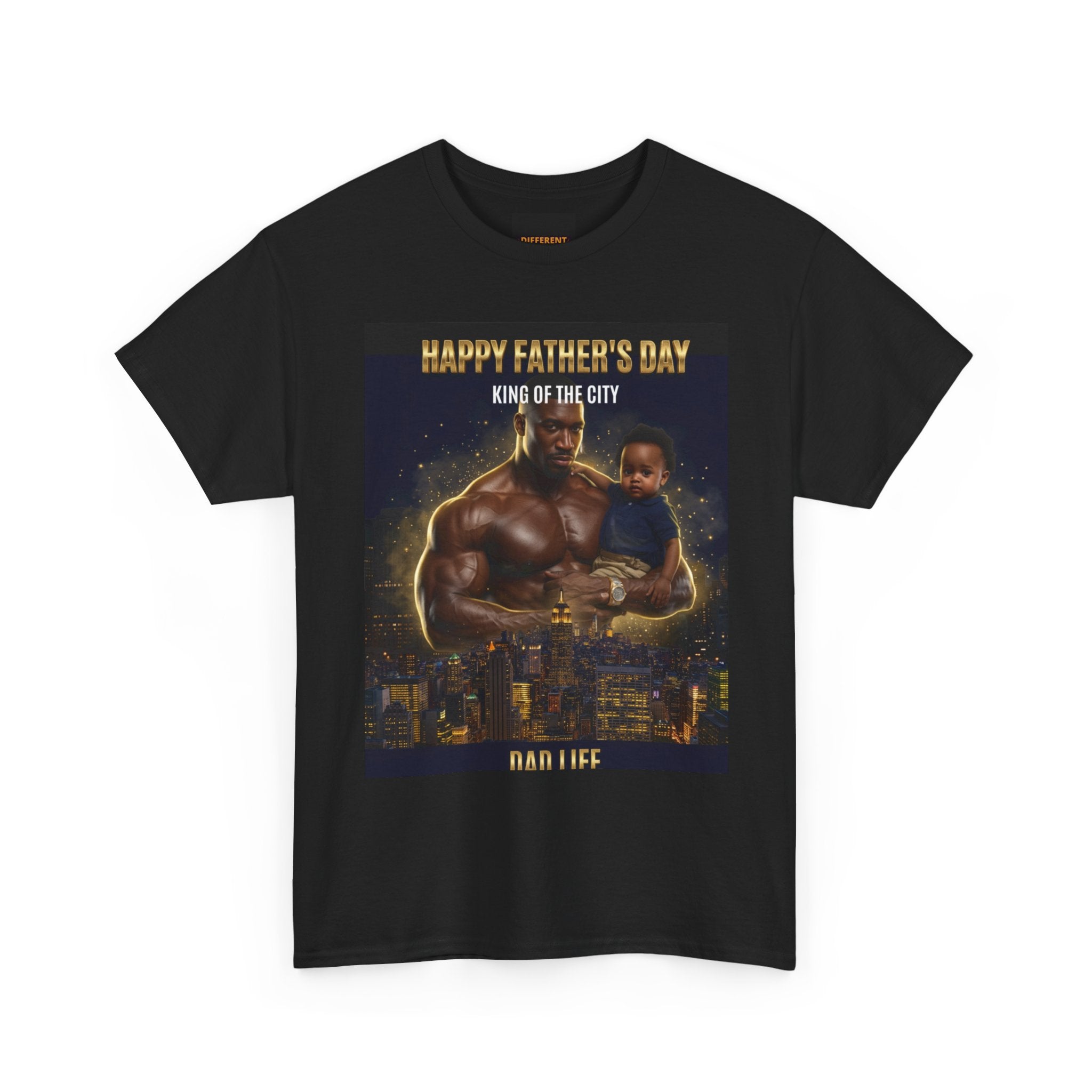 Father's Day T-Shirt — "Happy Father's Day King of the City" Dad Life Tee