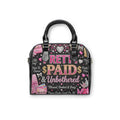 I Love Wine Wealth Shoulder Handbag — Chic Wine-Themed Tote Purse