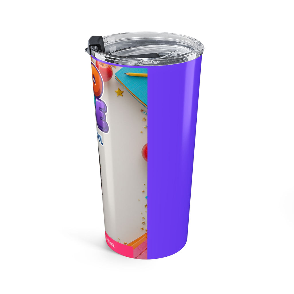 20oz 'Too Cute for School' Kids Tumbler - Insulated Stainless Steel Travel Cup
